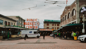 View of Pike Place Market in Seattle