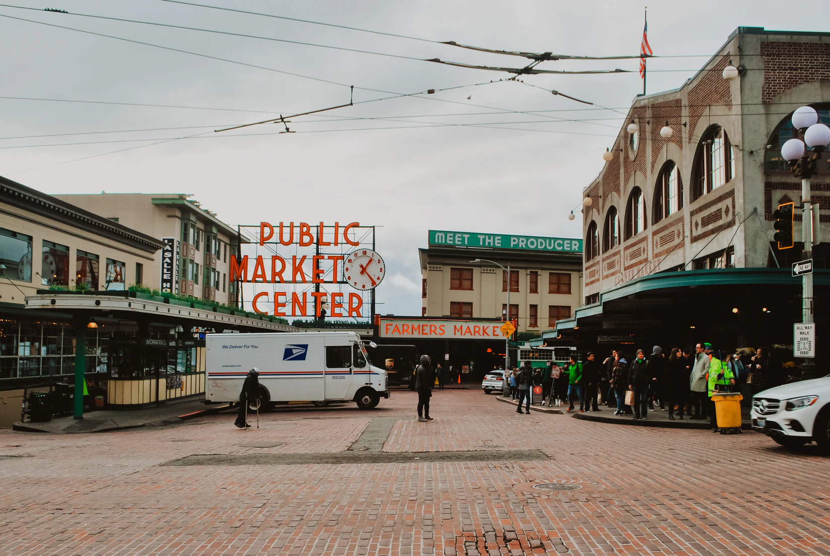View of Pike Place Market in Seattle