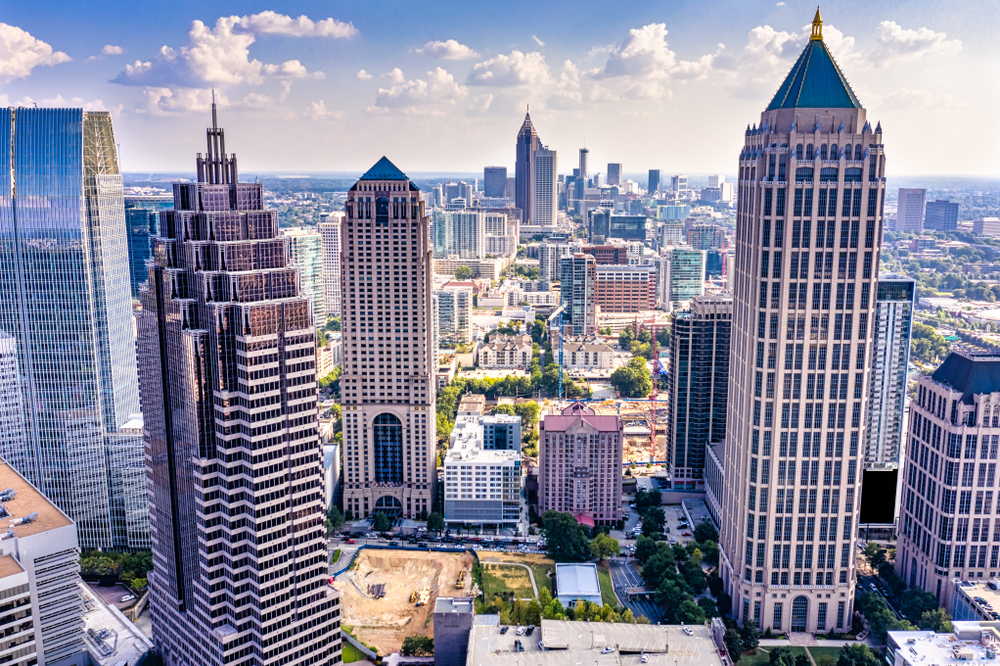 Skyline view of Atlanta, Georgia