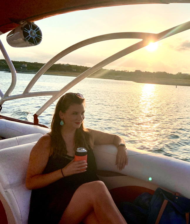 Jess Goudreault on Lake Travis in Austin, Texas