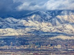 Mountain view in Salt Lake City, Utah