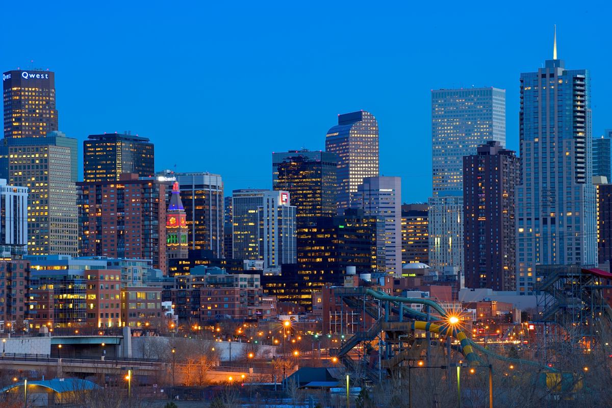 Skyline view of Denver, Colorado