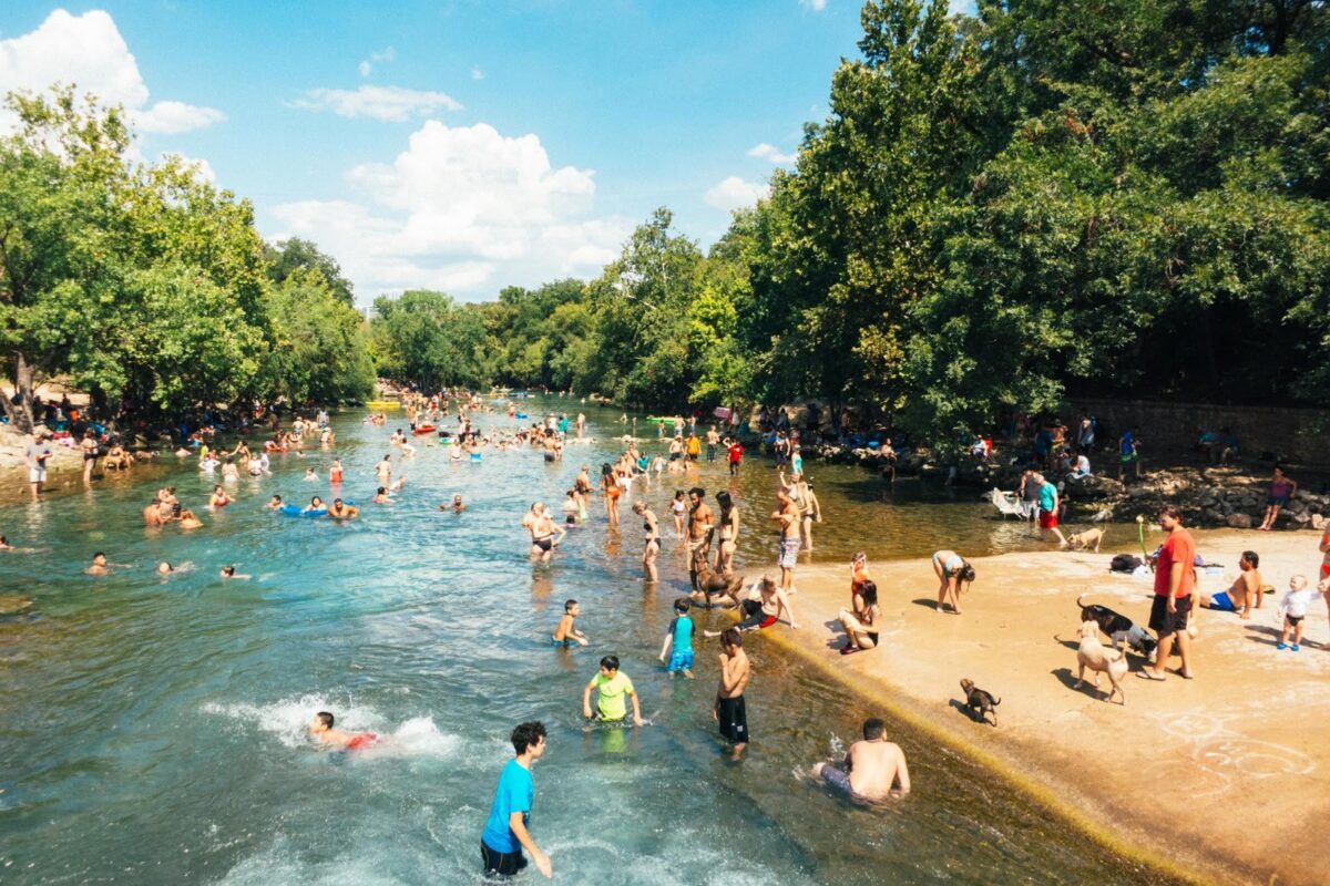 Barton Springs Pool in Austin, Texas