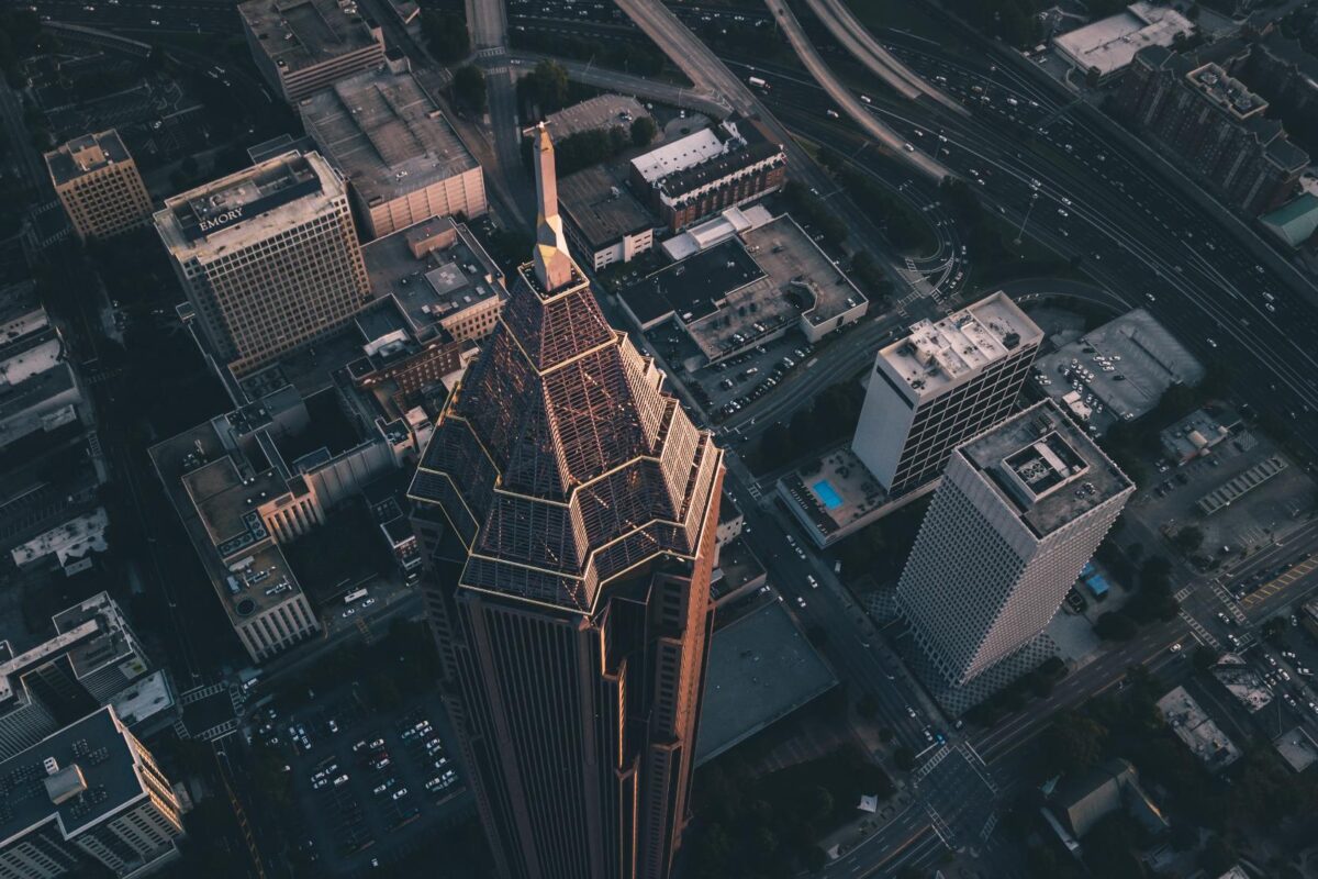 Skyline of city of Atlanta