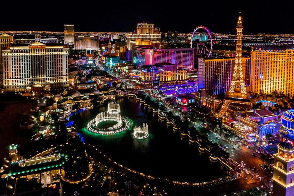 View of the city of Las Vegas, Nevada.