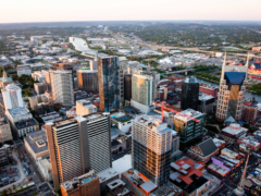 Skyline view of Nashville, TN.