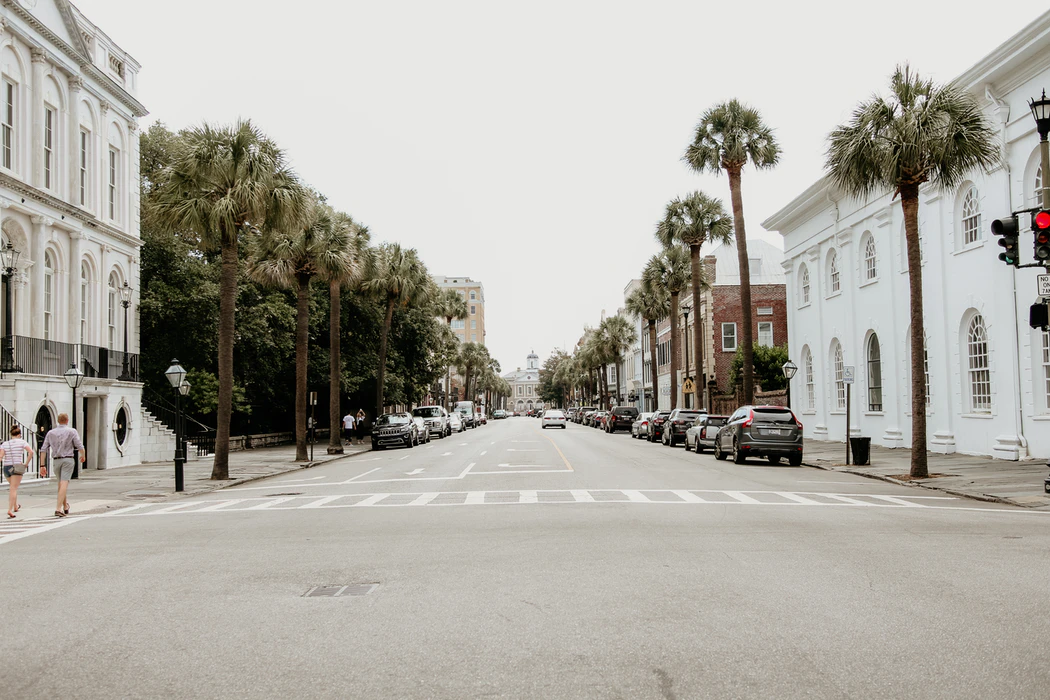 Street view of Charleston, SC.