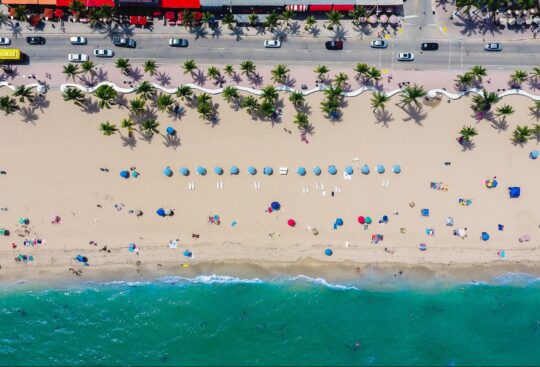 Beach view of St. Petersburg, Florida