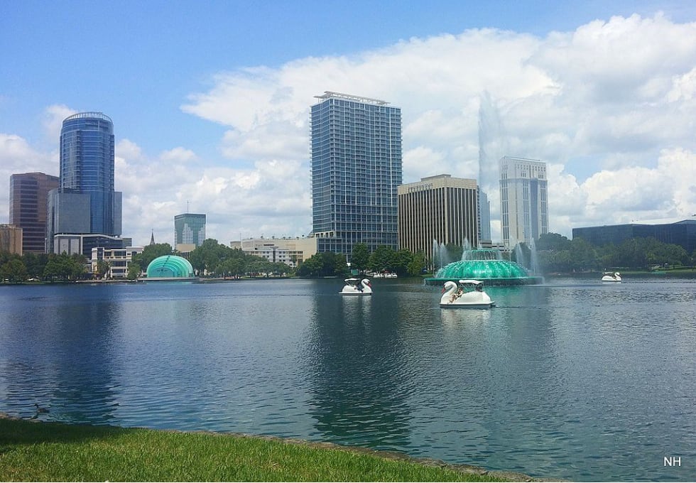 City view of Orlando, Florida.
