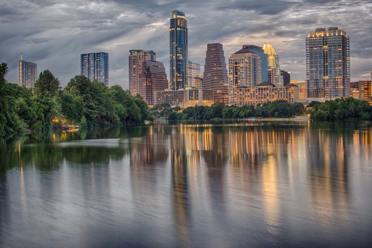 Downtown Austin skyline view