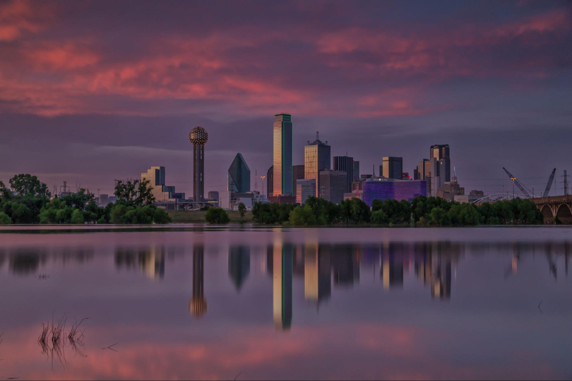 Skyline view of Dallas, Texas