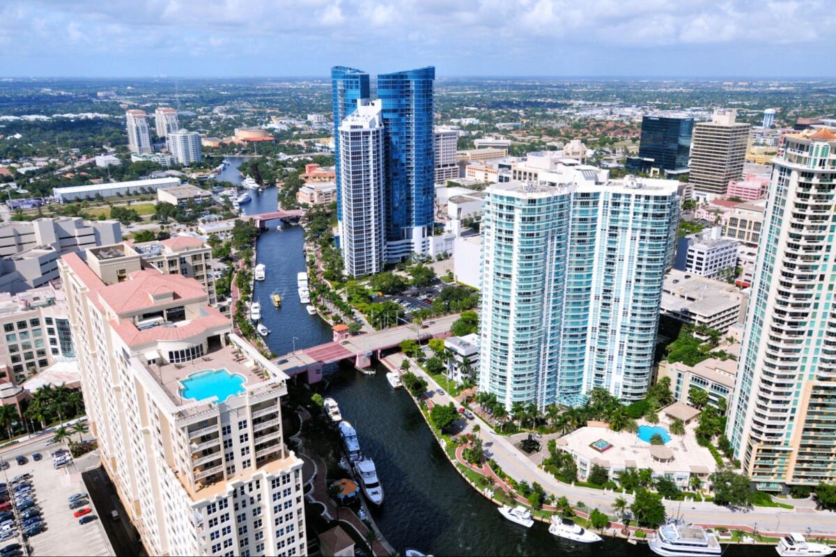 Aerial view of Fort Lauderdale