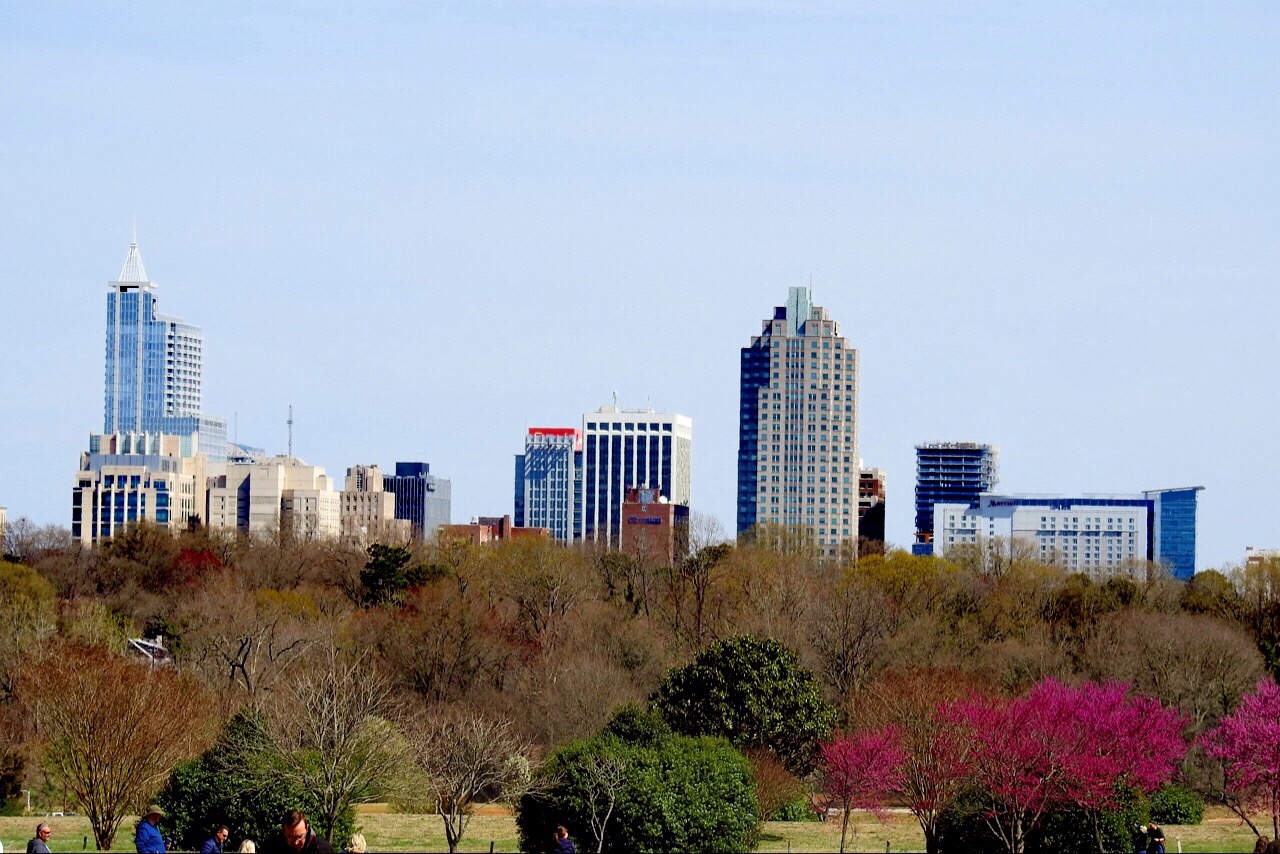 Skyline view of Raleigh, NC