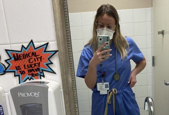 Travel nurse Kelsey Melanson
