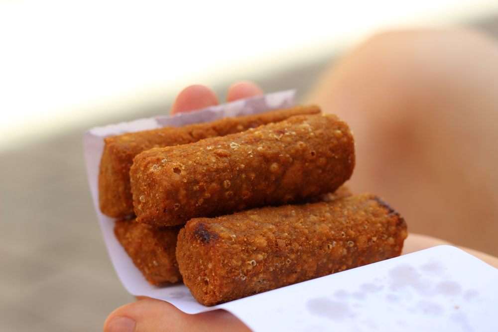 meat croquettes street food 