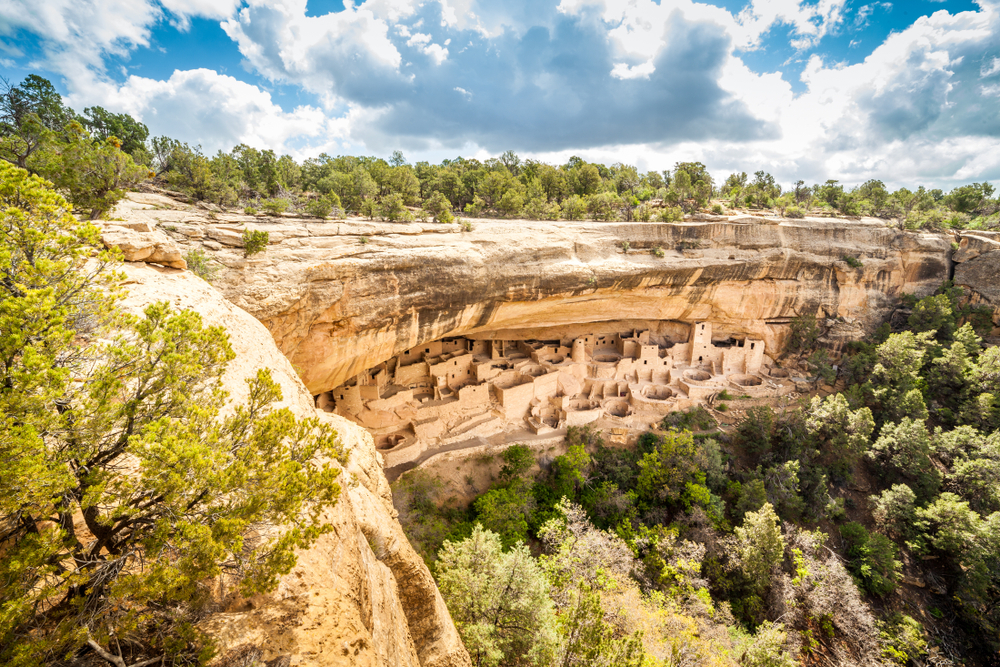 Cliff dwellings in Mesa Verde National Parks, Colorado, USA