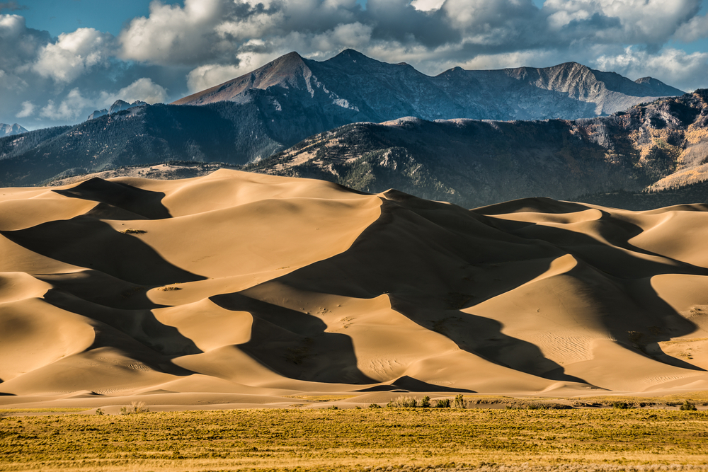 Great Sand Dunes National Park Colorado at Sunset 