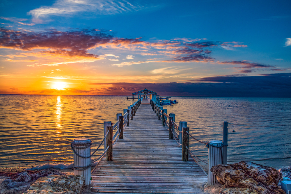 Islamorada Florida Keys Dock Pier Sunrise Islamorada Florida Keys Dock Pier Sunrise