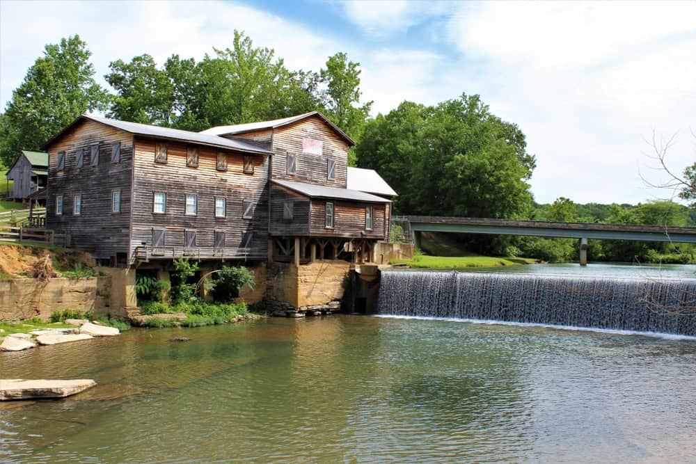 An Old Water Mill Found at Hurricane Mills, Tennessee An Old Water Mill Found at Hurricane Mills, Tennessee