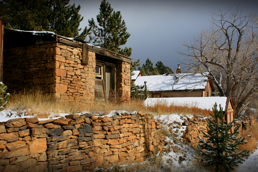 Ghost town of Russell Gulch, Colorado 