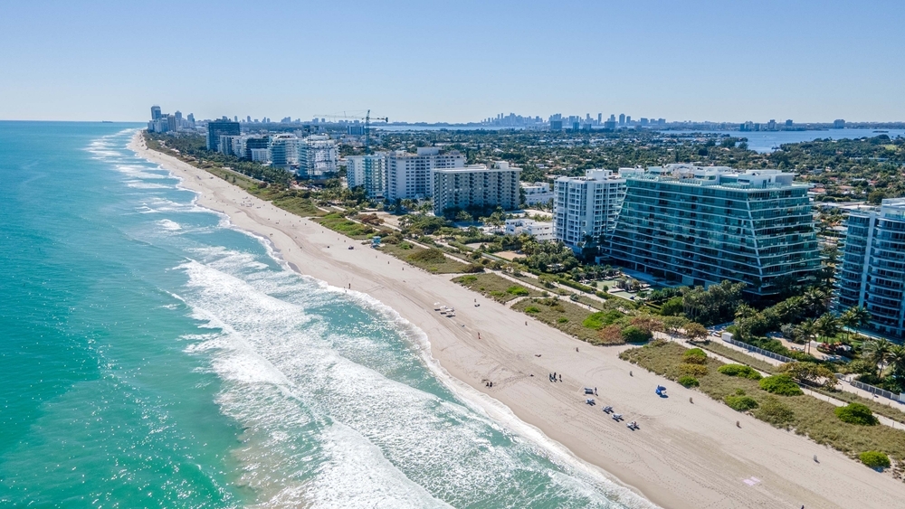 Aerial View of Surfside Beach Florida Aerial View of Surfside Beach Florida