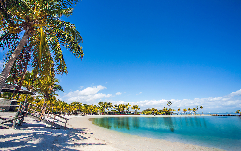 The Round Beach at Matheson Hammock County Park Miami Florida