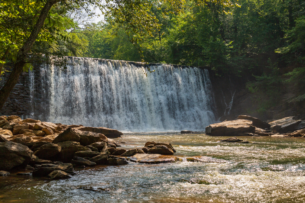 Vickery Creek Trail in Roswell, Georgia