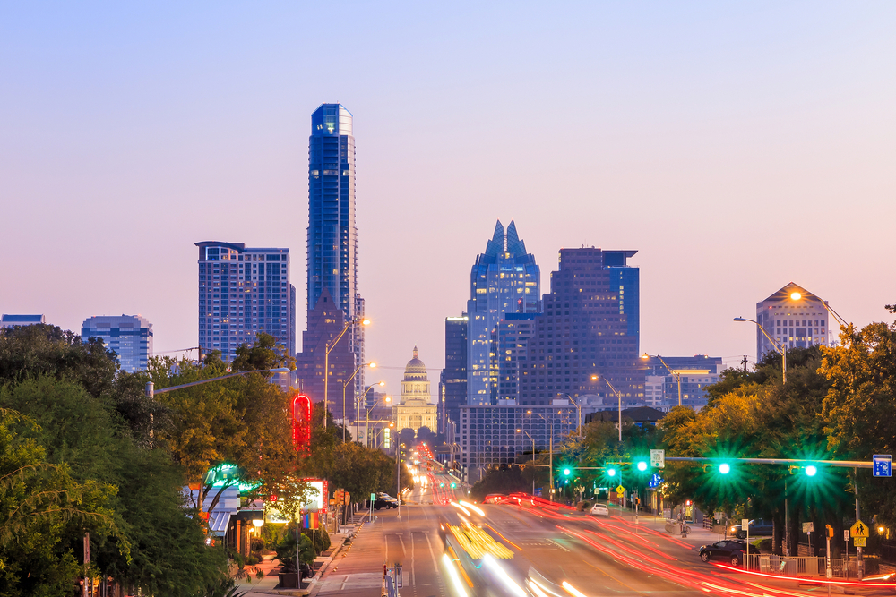 A View of the Skyline Austin, Texas at twilight A View of the Skyline Austin, Texas at twilight