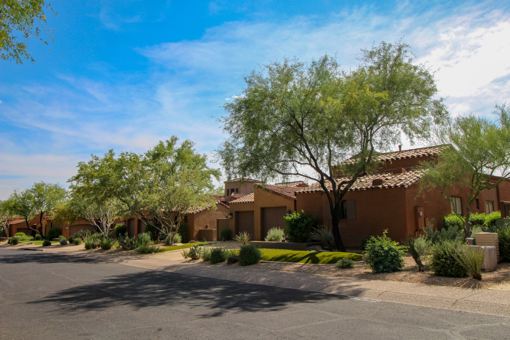 Southwest style homes in Phoenix Arizona Southwest style homes in Phoenix Arizona