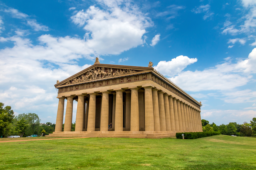 Parthenon Replica at Centennial Park in Nashville, Tennessee, USA.
