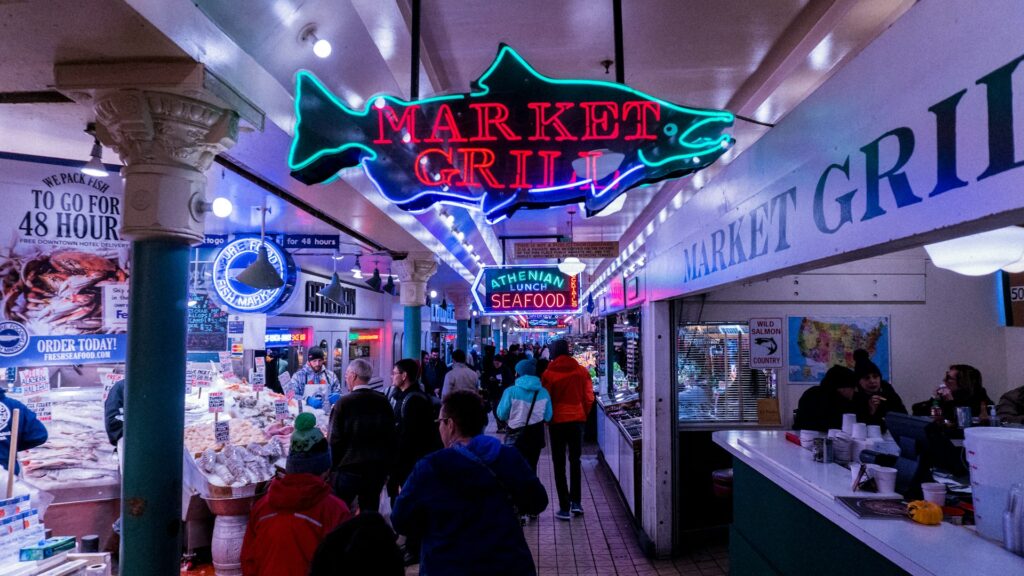 Market grill in Seattle - competitive cost of living