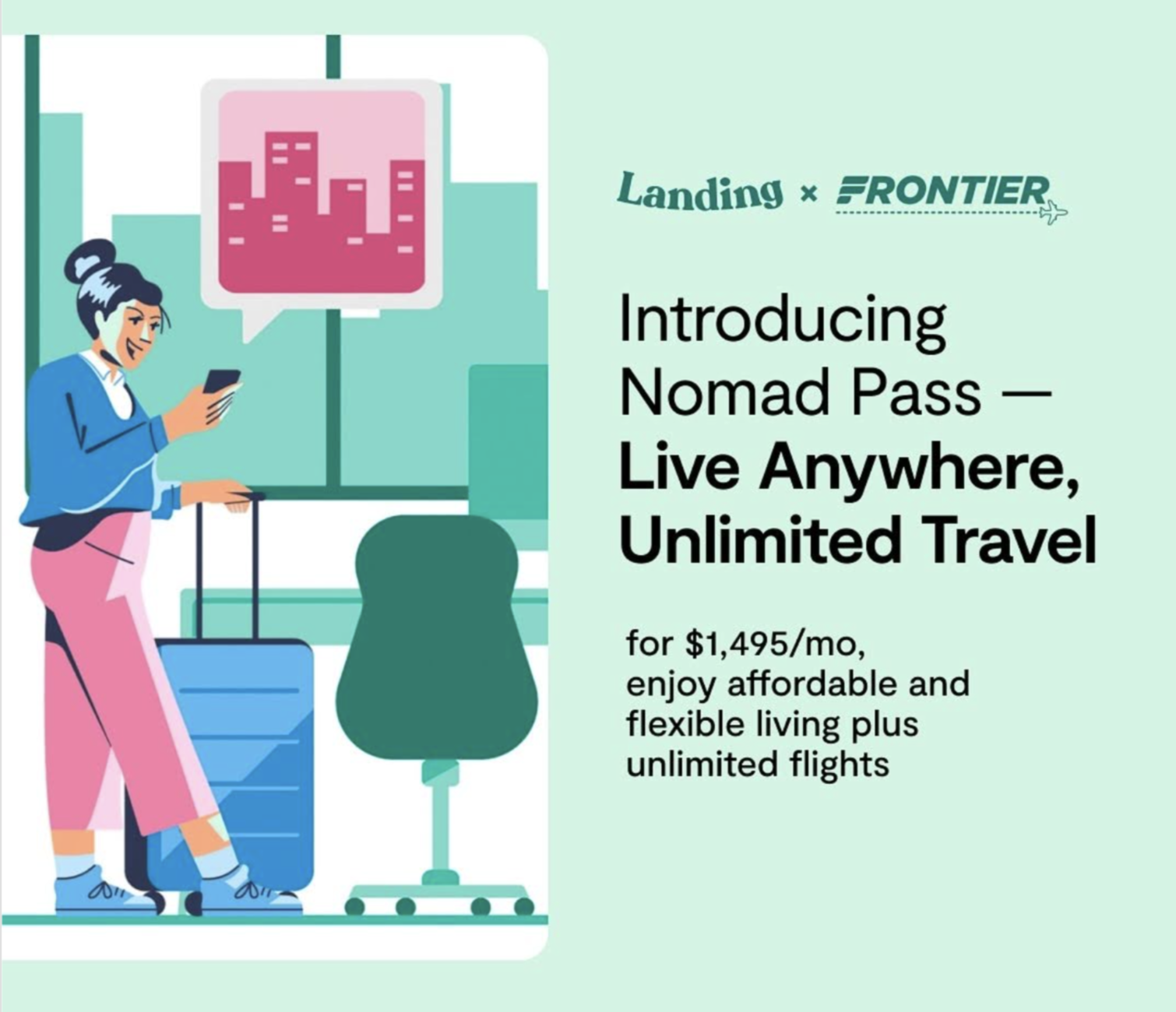 Landing Partners with Frontier: Introducing Nomad Pass