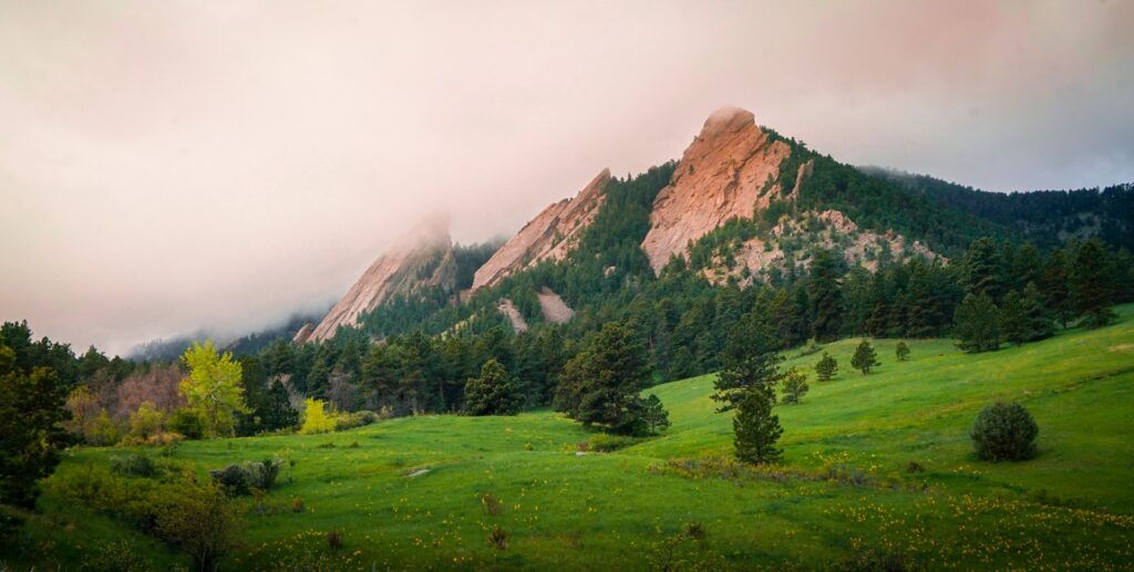 Landscape in Boulder, Colorado