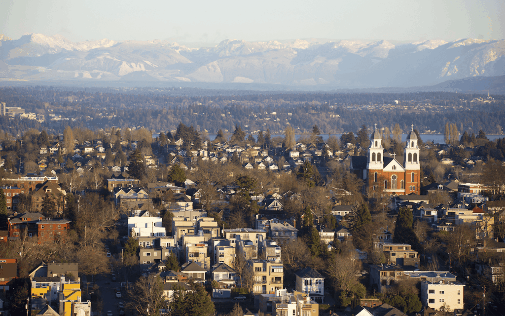 Broad overview of Capitol Hill, Seattle