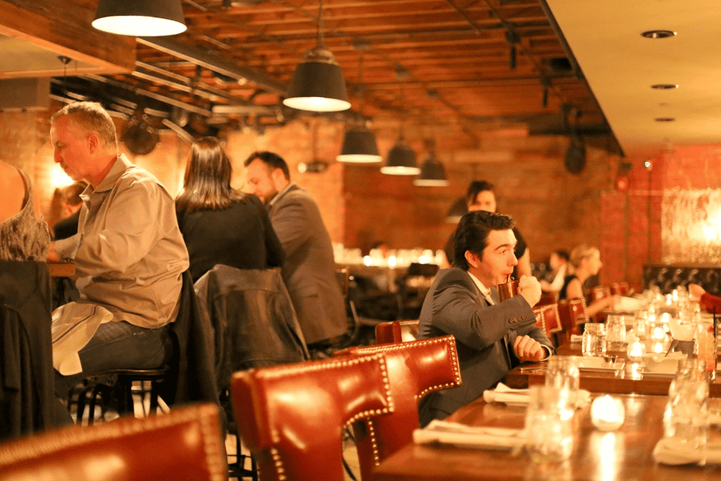 The Cellar at Duckworth's from the inside.