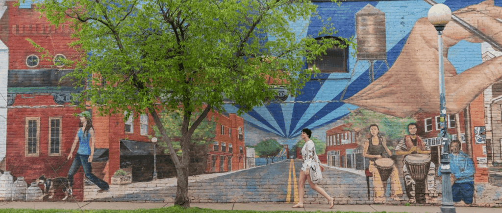 Art murals at the NoDA neighborhood.